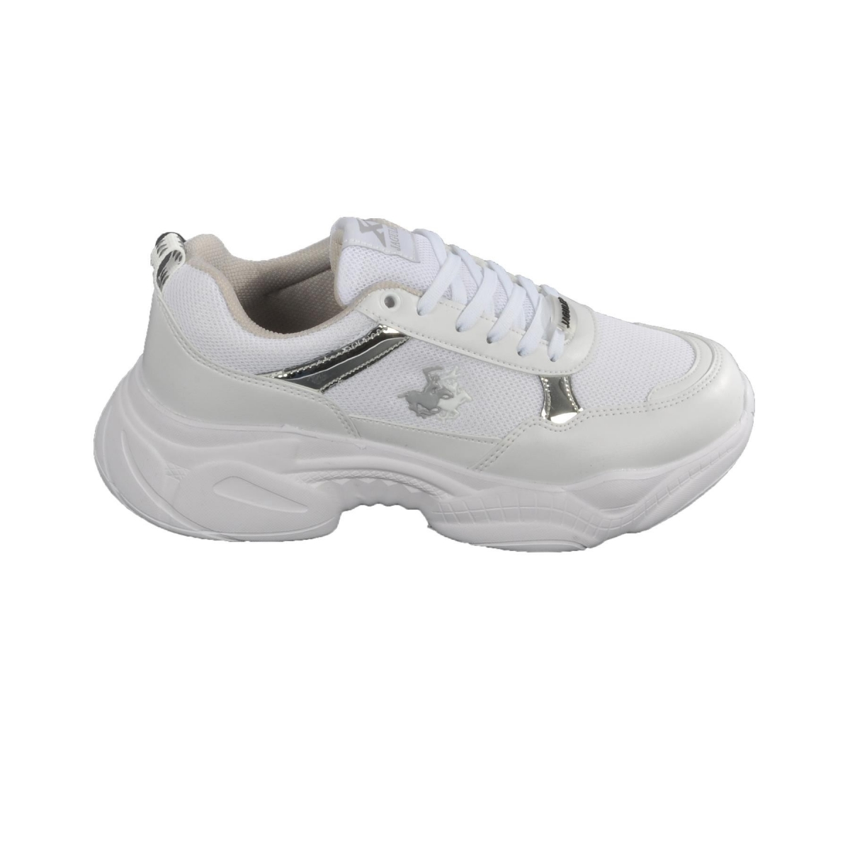 Flo Elena Beyaz-Gümüş Unisex Spor Ayakkabı. 2 Flo Elena Beyaz-Gümüş Unisex Spor Ayakkabı. 2