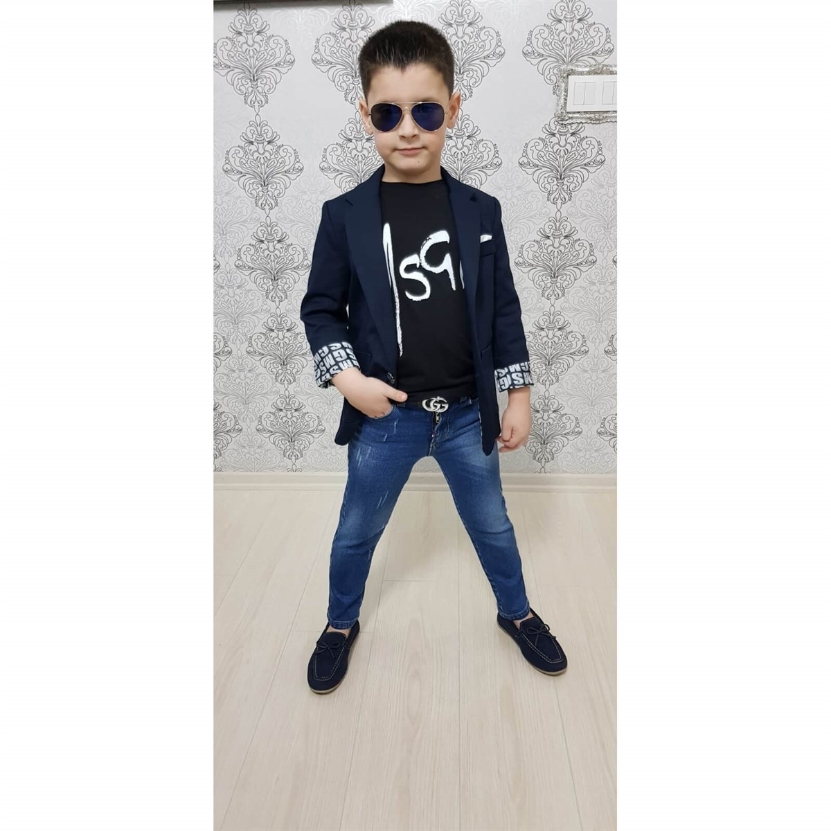 Flo Erkek Çocuk Spor Ceketli Kot Takım. 3 Flo Erkek Çocuk Spor Ceketli Kot Takım. 3