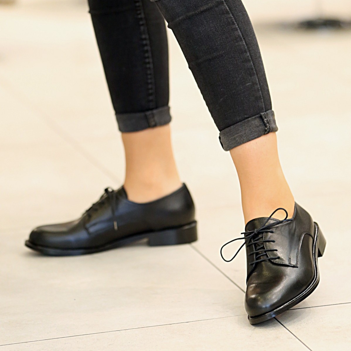 Flo - Kadın Klasik Ayakkabı Siyah. 3
