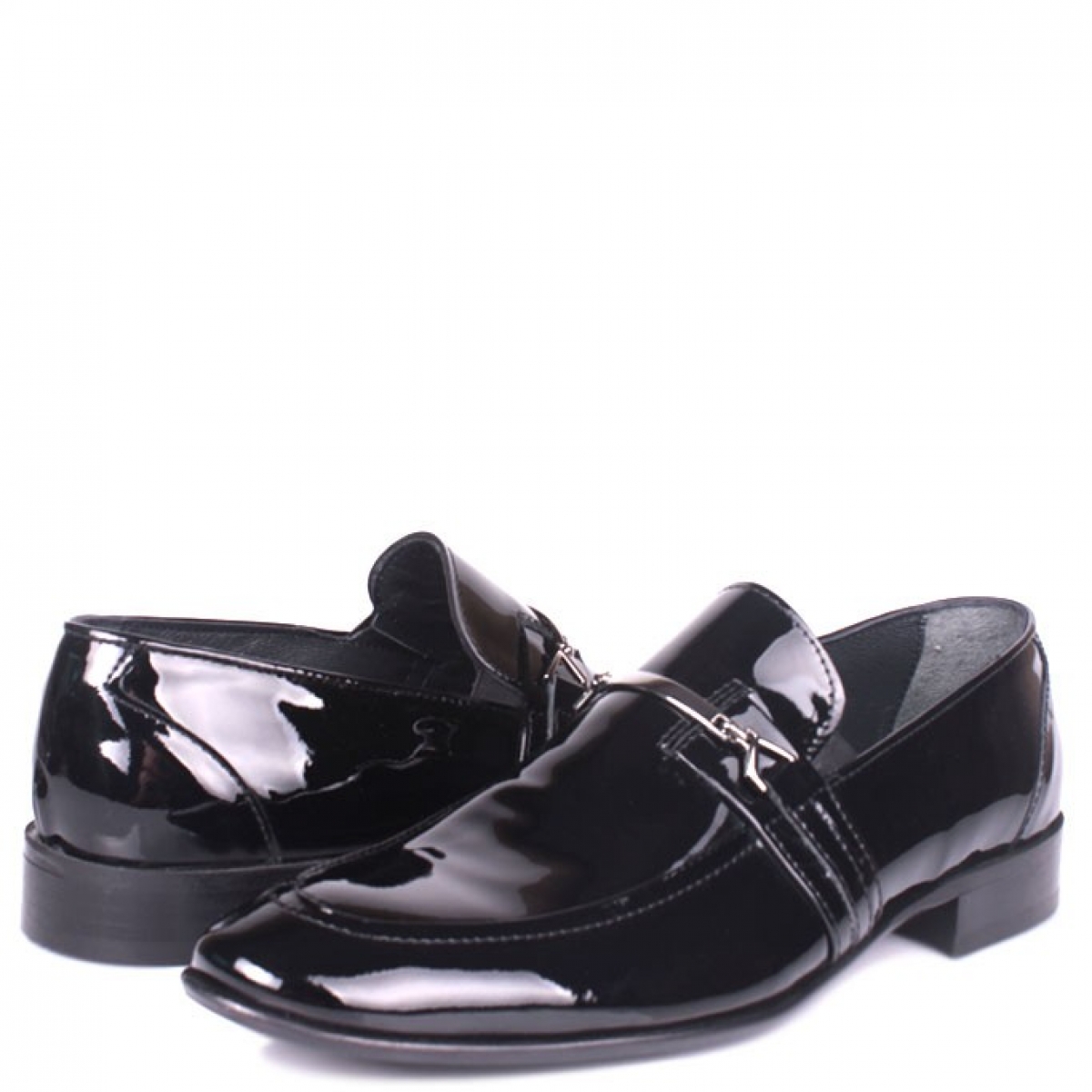 Flo - Erkan Kaban 972 020 Erkek Siyah Rugan Klasik Büyük & Küçük Numara Ayakkabı. 5