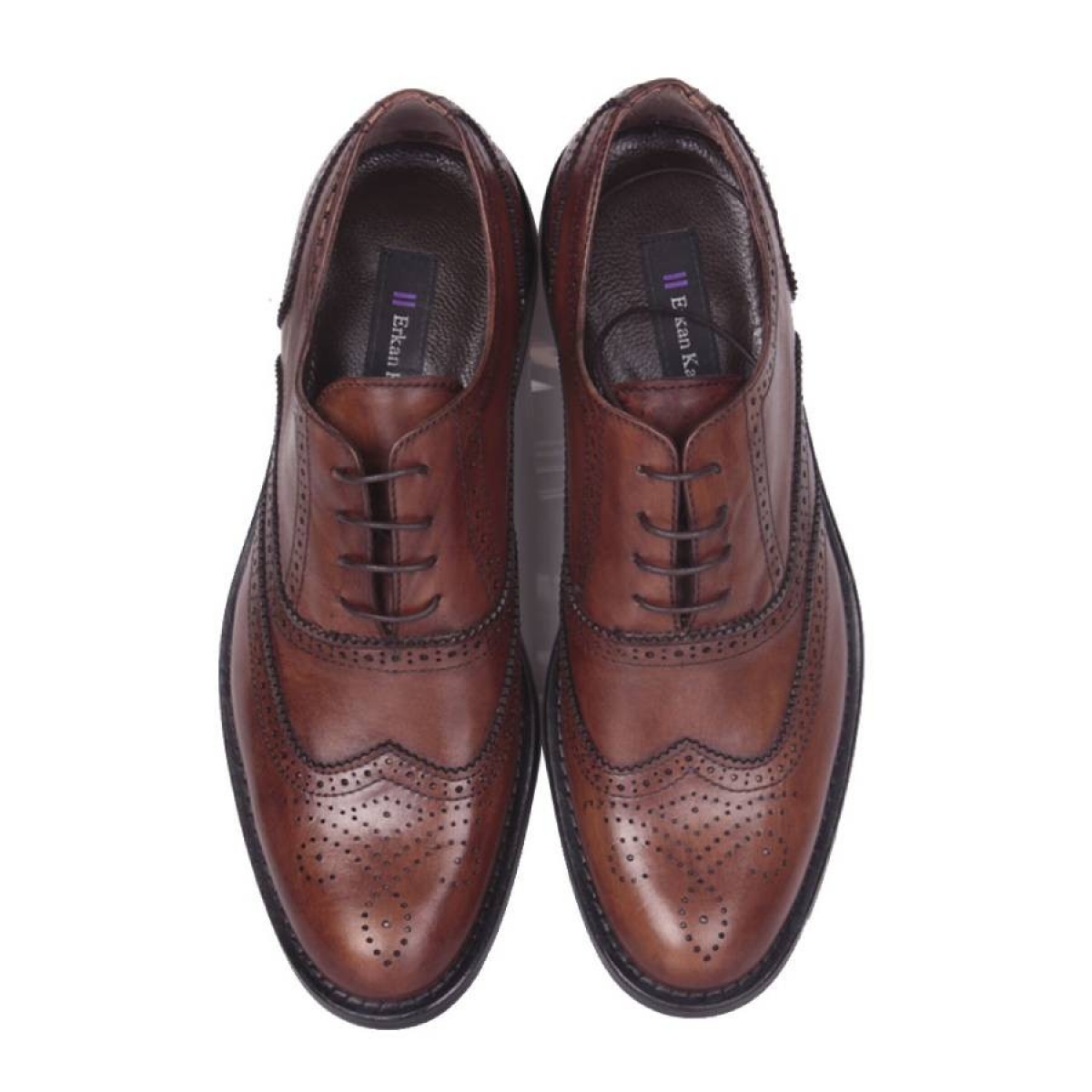 Flo - Erkan Kaban 327 167 Erkek Taba Deri Klasik Büyük & Küçük Numara Ayakkabı. 2