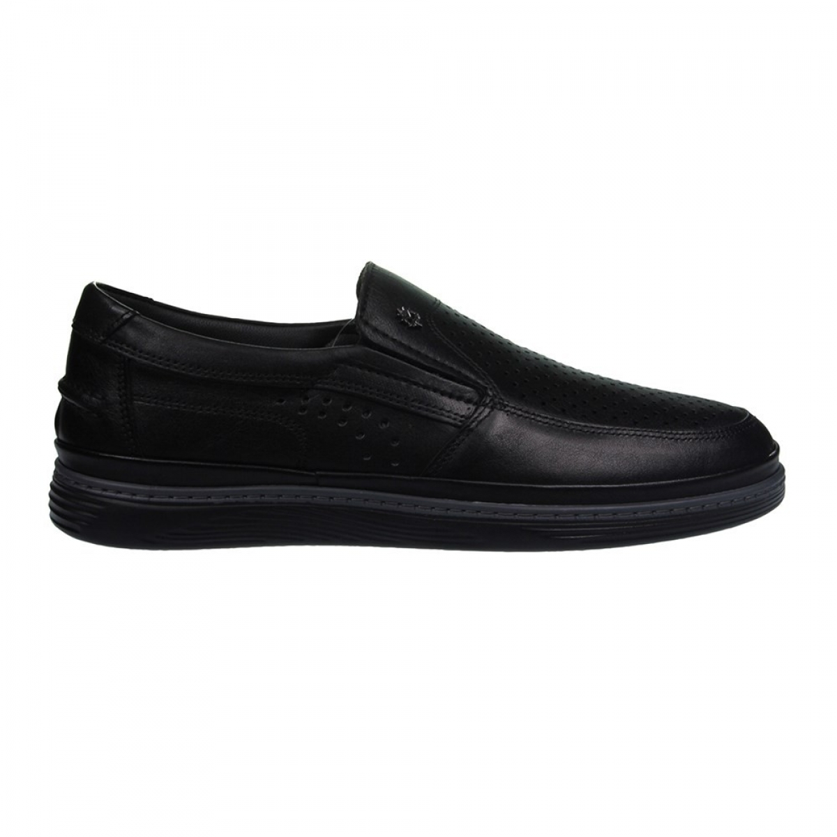 Flo Erkek Deri Siyah Casual Ayakkabı 211-4207MR 100. 1