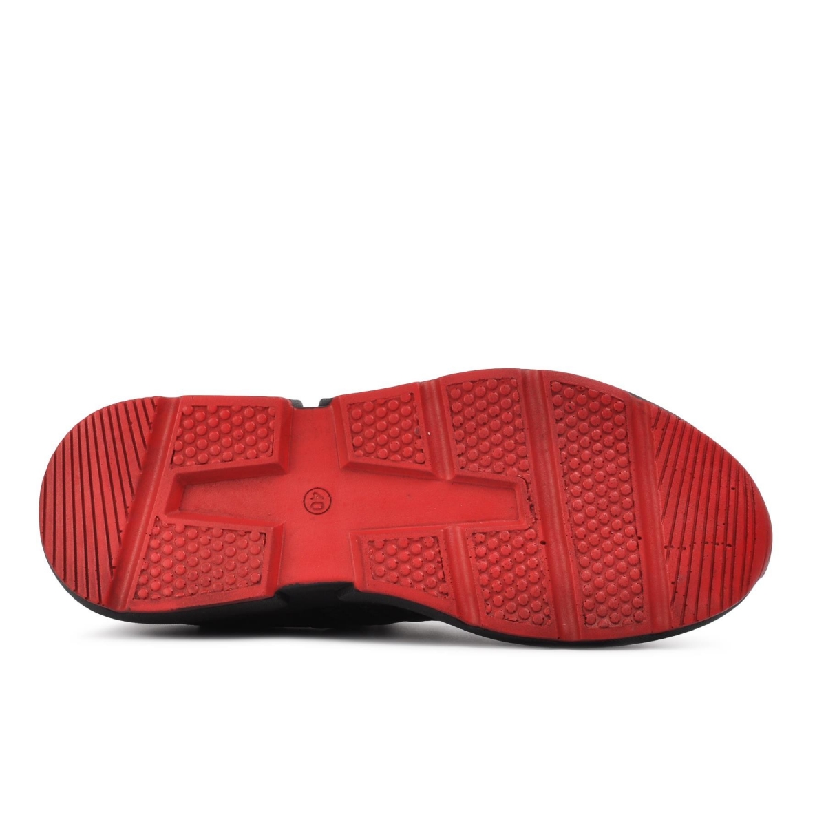 Flo 1001 Siyah-Kırmızı Erkek Spor Ayakkabı. 5