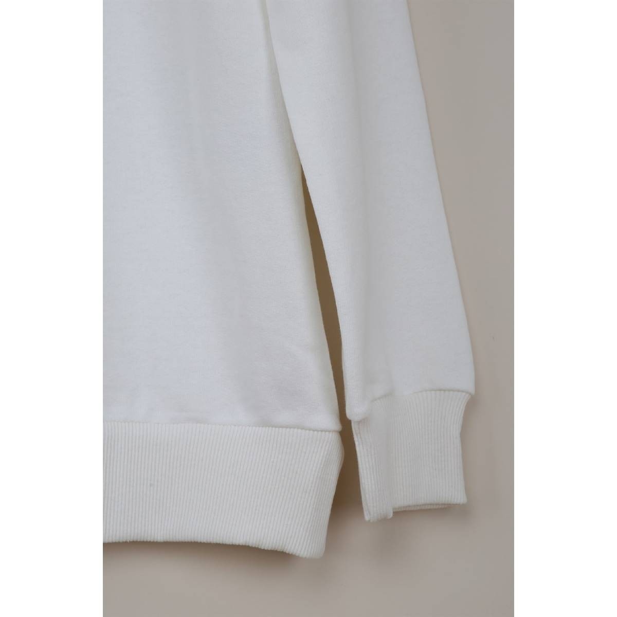 Flo Erkek  Beyaz  Yuvarlak Yaka Pamuklu Basic Sweatshirt. 3