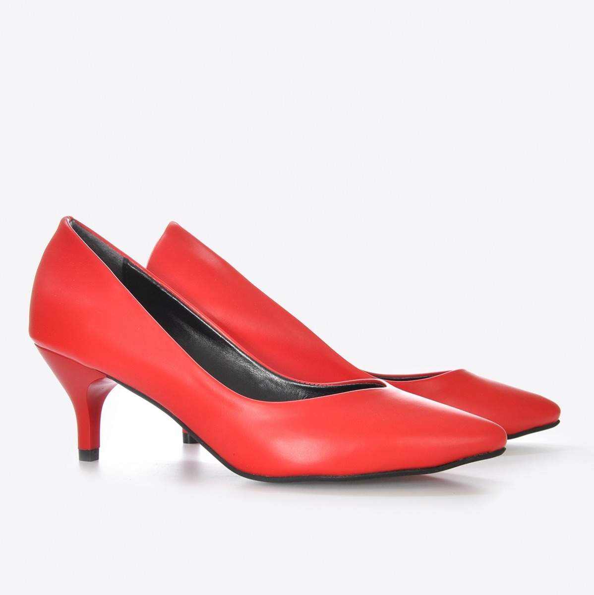 Flo Kadın Kırmızı Klasik Topuklu Ayakkabı VZN21-001Y. 5