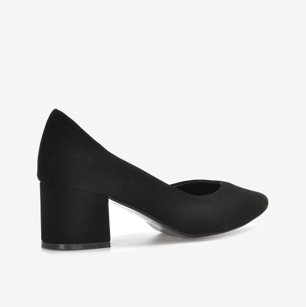 Flo Kadın Siyah Nubuk Klasik Topuklu Ayakkabı VZN21-040Y. 5