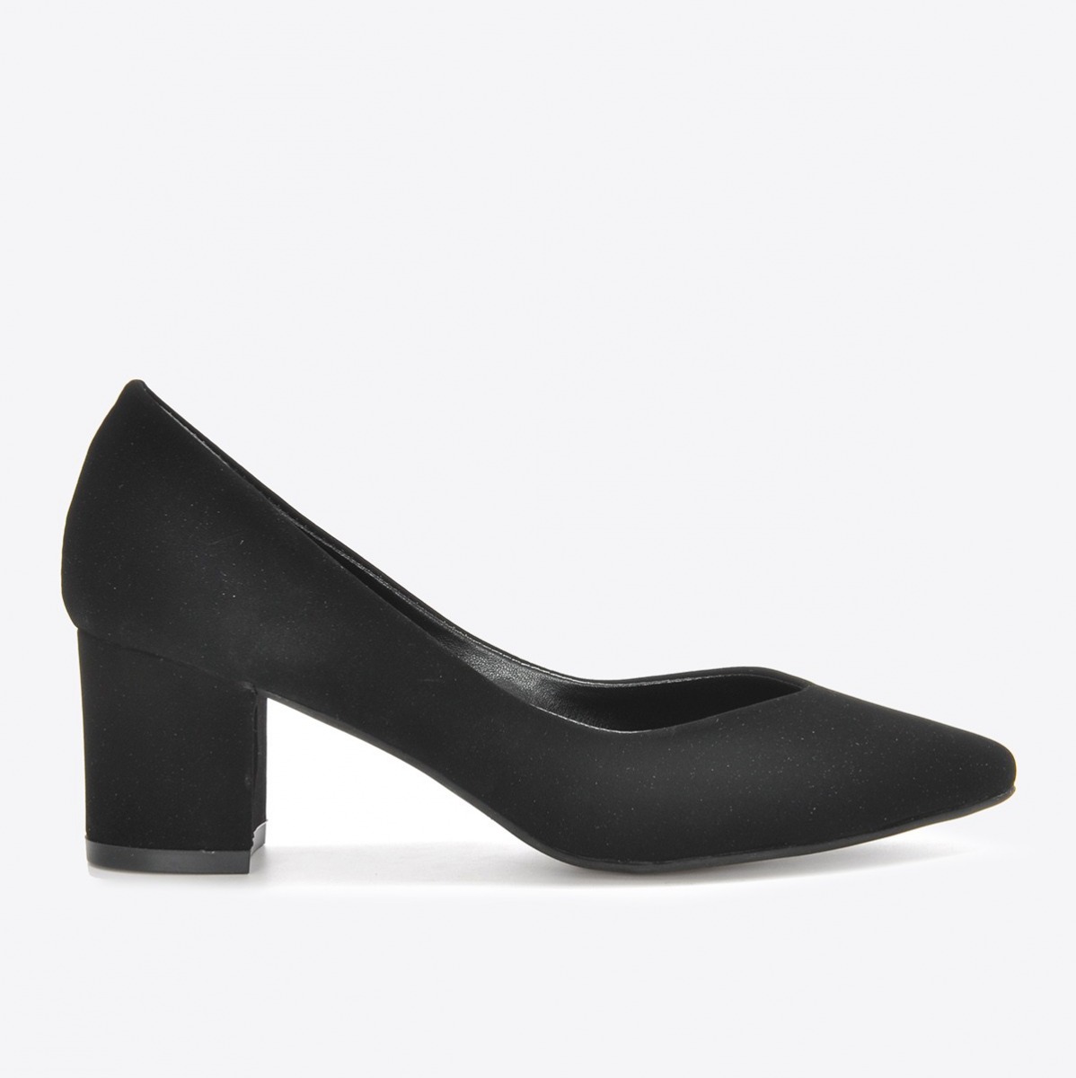 Flo Kadın Siyah Nubuk Klasik Topuklu Ayakkabı VZN21-041Y. 2