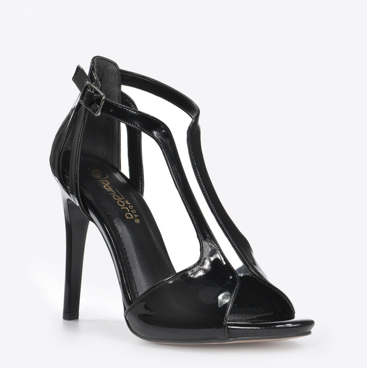 Flo Kadın Siyah Rugan Klasik Topuklu Ayakkabı VZN20-178Y. 1