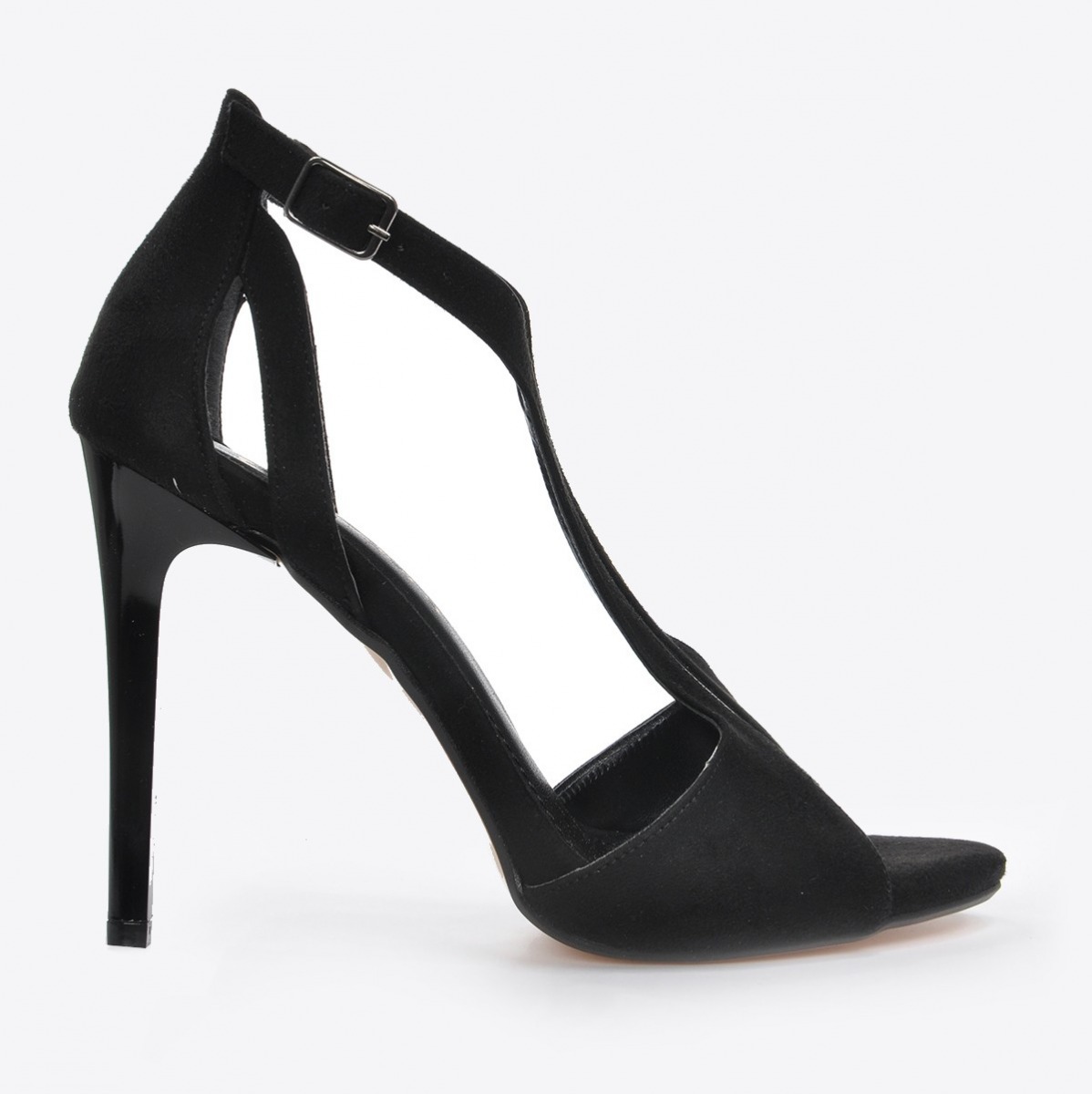 Flo Kadın Siyah Süet Klasik Topuklu Ayakkabı VZN20-178Y. 1