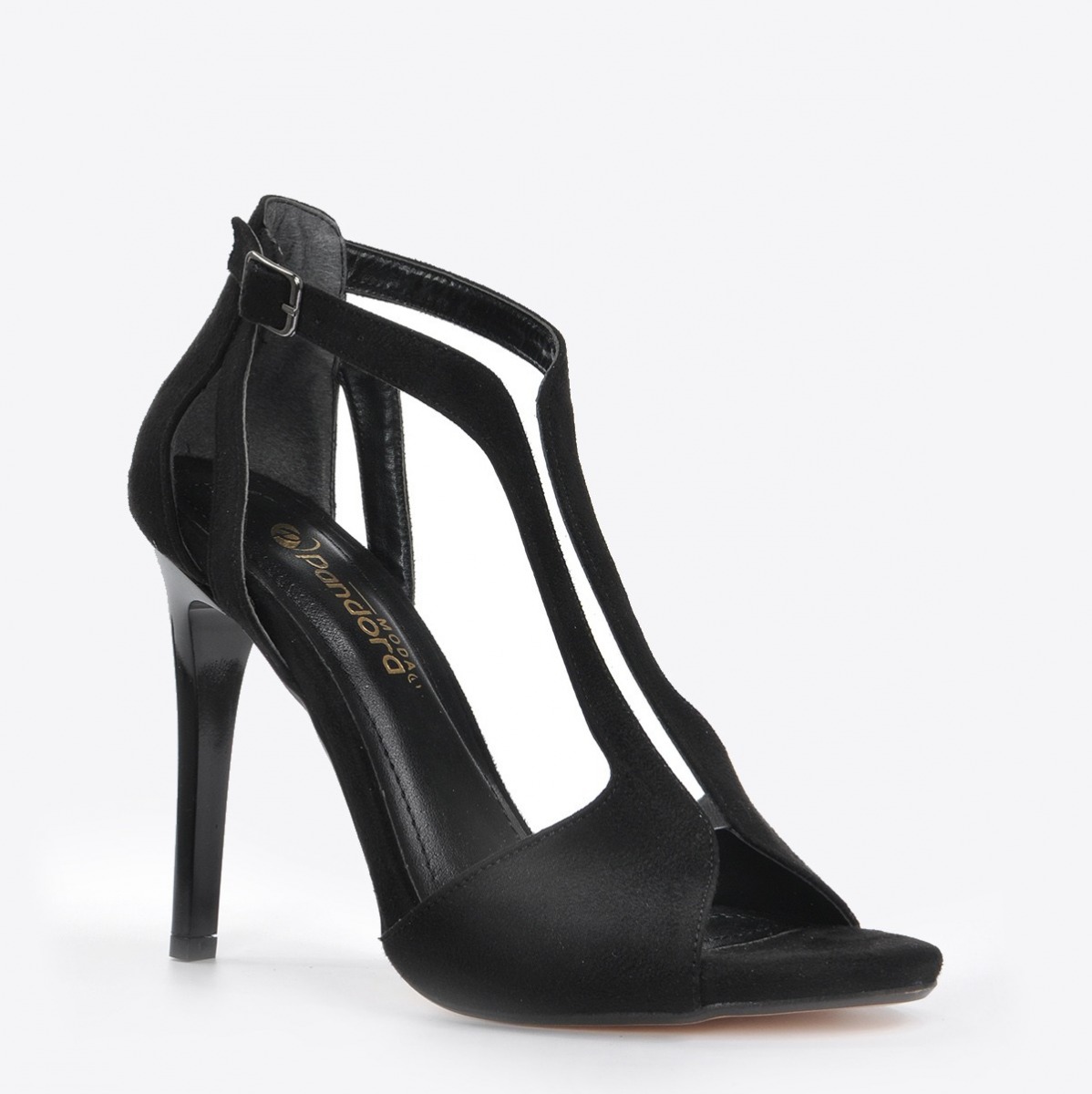 Flo Kadın Siyah Süet Klasik Topuklu Ayakkabı VZN20-178Y. 3