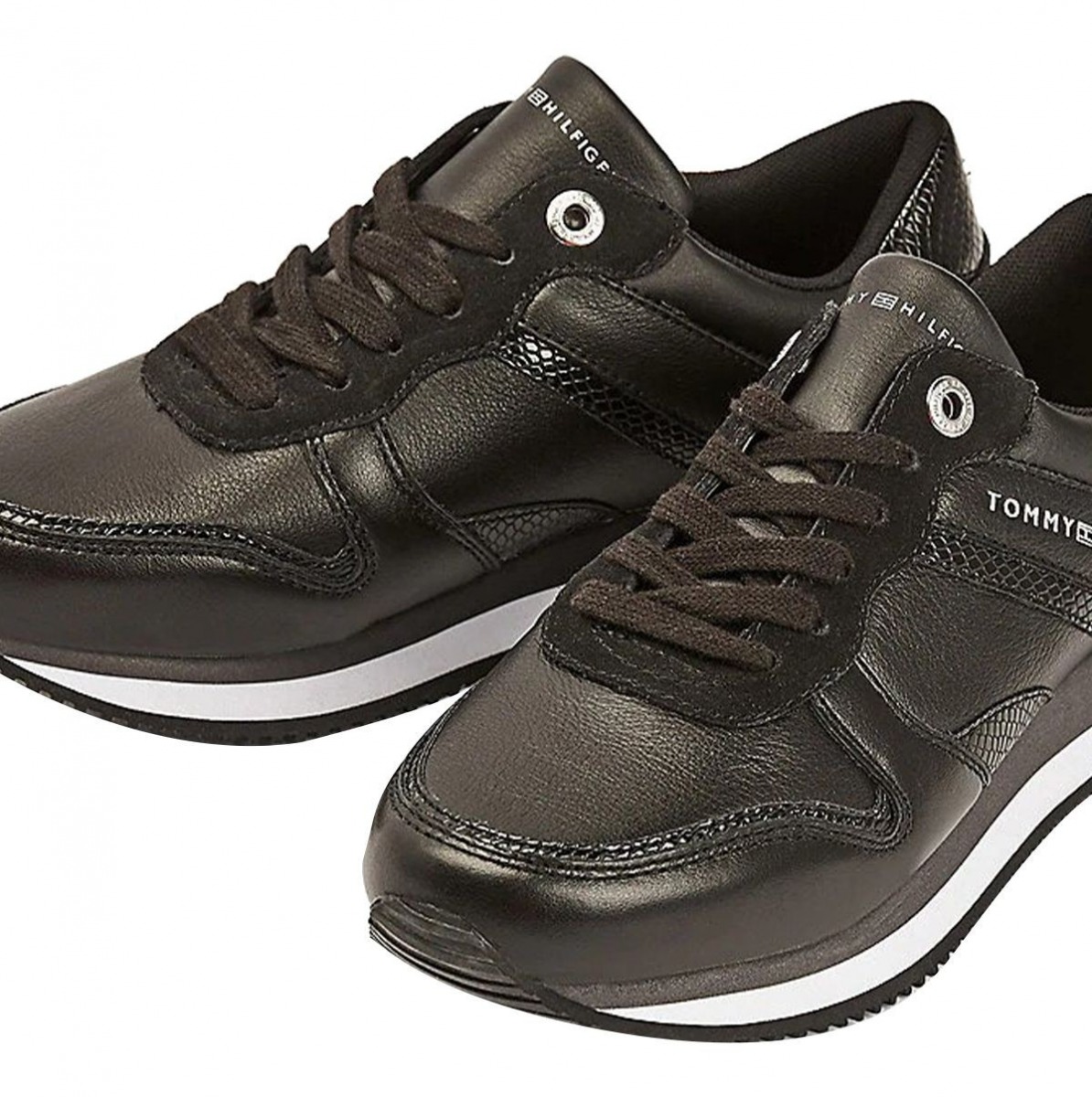 tommy hilfiger siyah kadin corporate feminine city kadin sneaker fw0fw05233 200113856 flo