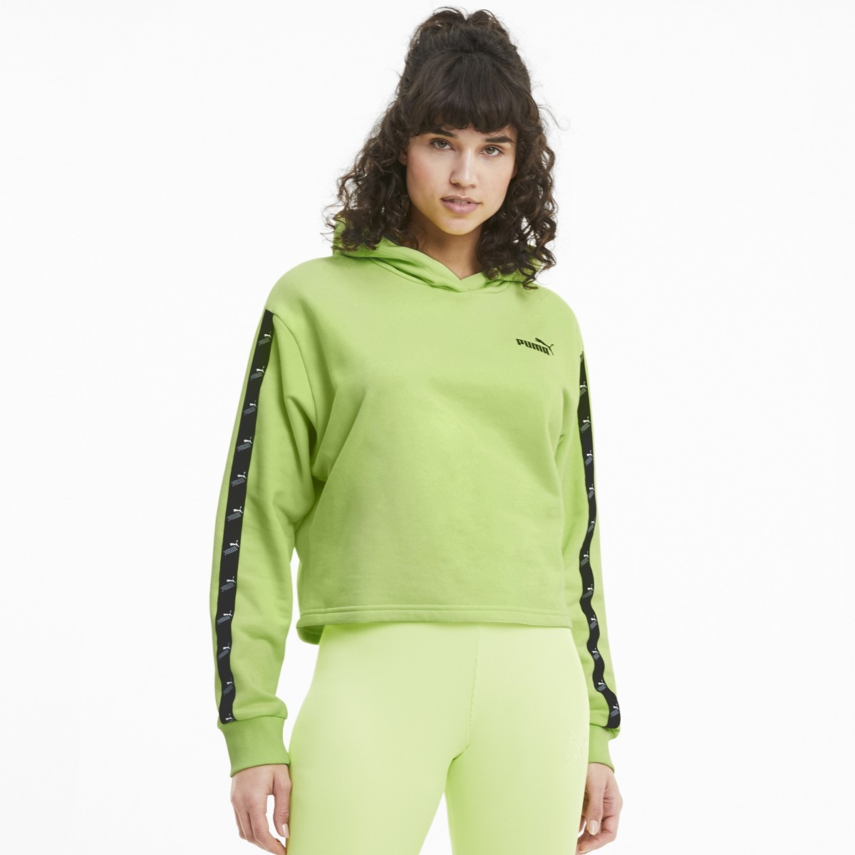 Flo AMPLIFIED CROPPED Yeşil Kadın Sweatshirt. 3