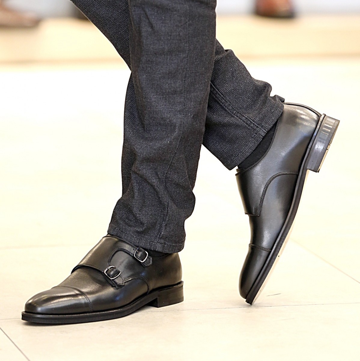 Flo - Erkek Deri Klasik Ayakkabı Siyah. 2