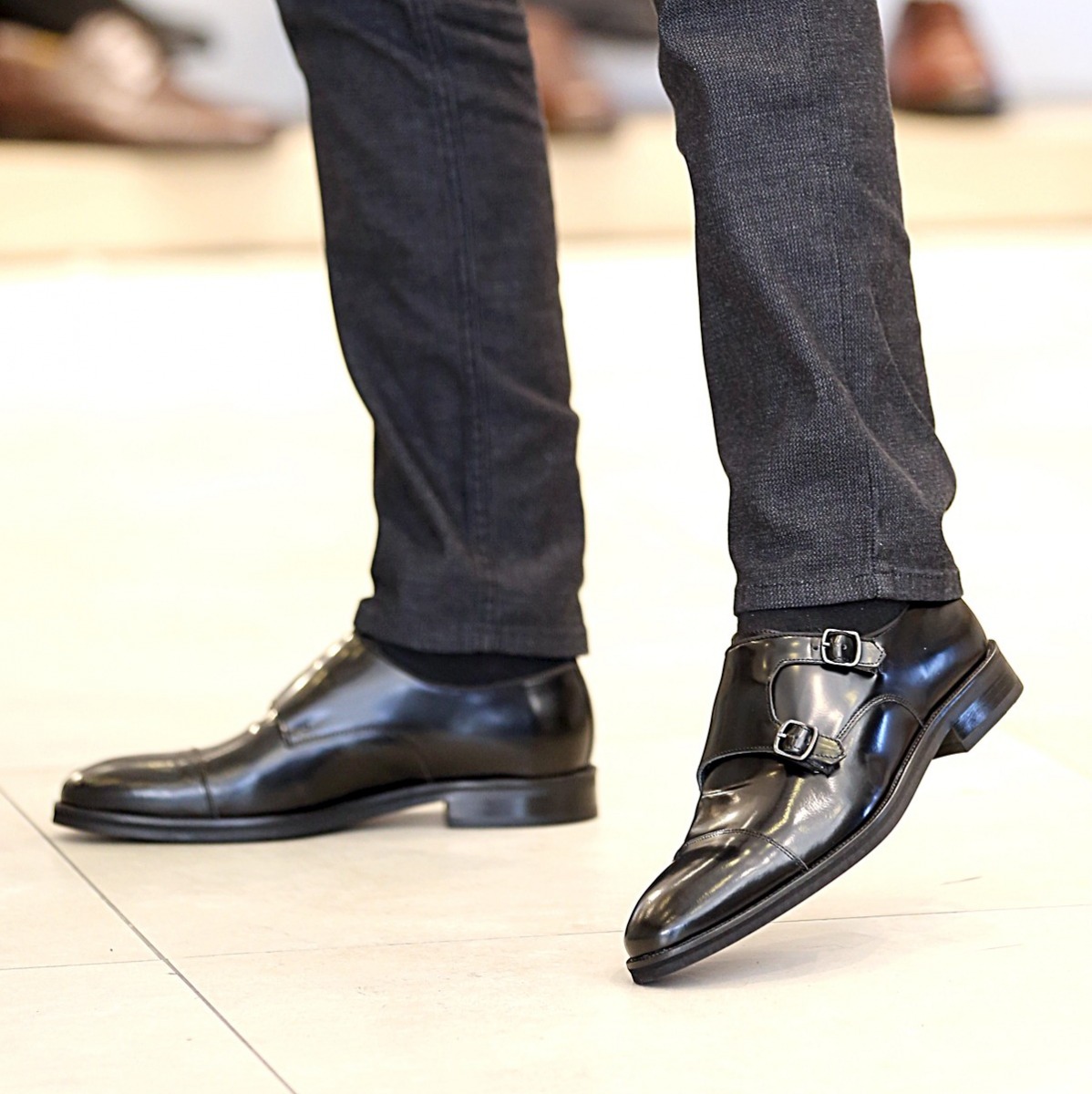 Flo - Erkek Deri Klasik Ayakkabı Siyah Açma. 3