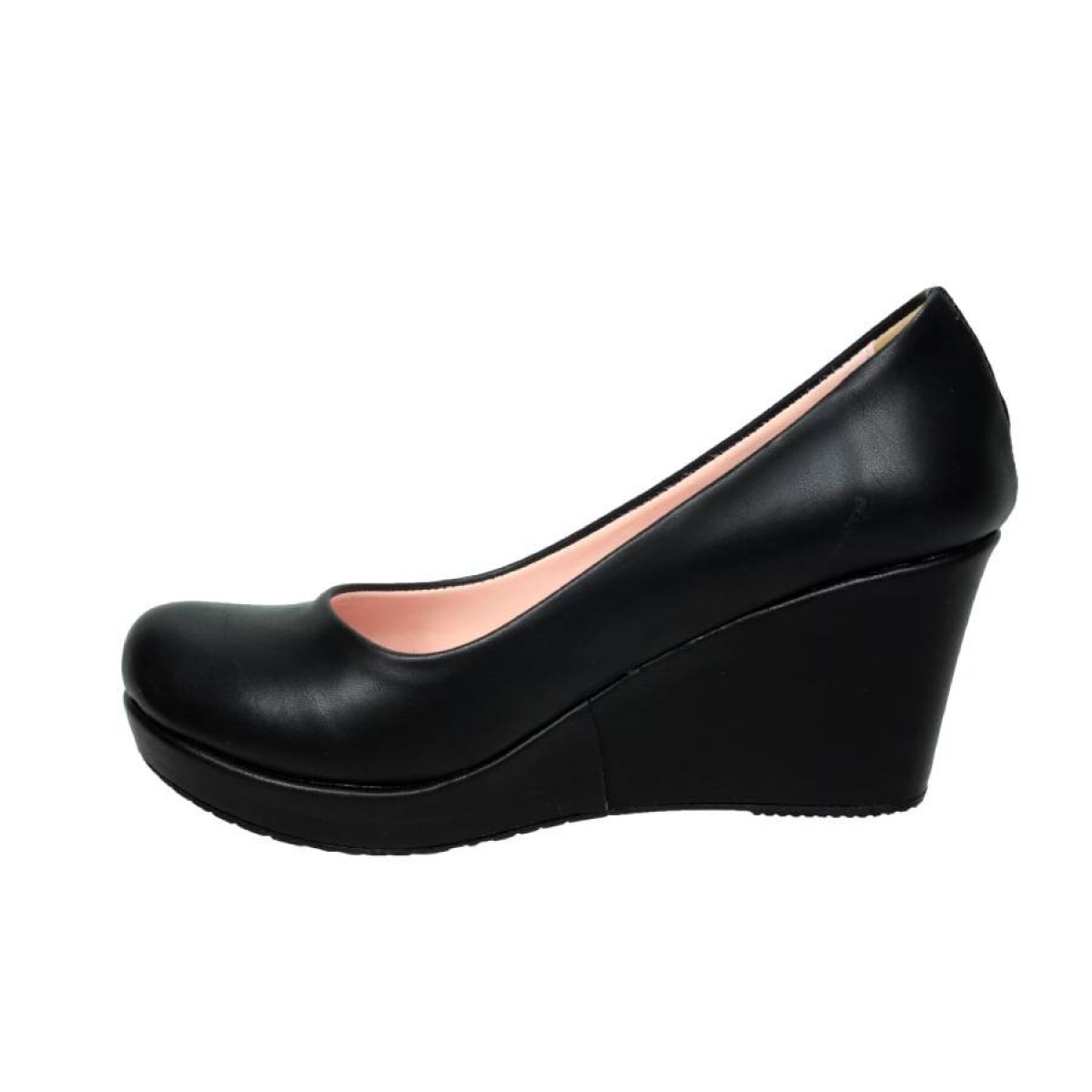 Flo Siyah DolguPlatform Topuk Kadın Ayakkabı Kalıbı Bir Numara Dardır. 3
