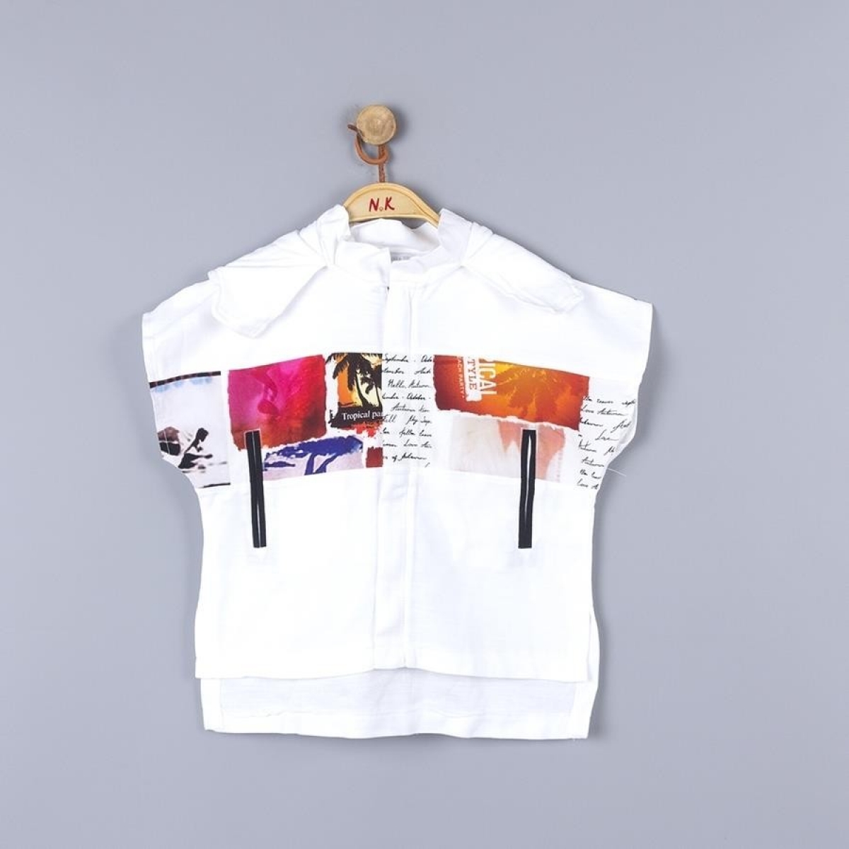 Nk Kids Kisa Kollu Fermuarli Kapsonlu Sweat Kiz Cocuk Ekru 200130317 Flo Nk Kids Kisa Kollu Fermuarli Kapsonlu Sweat Kiz Cocuk Ekru 200130317 Flo