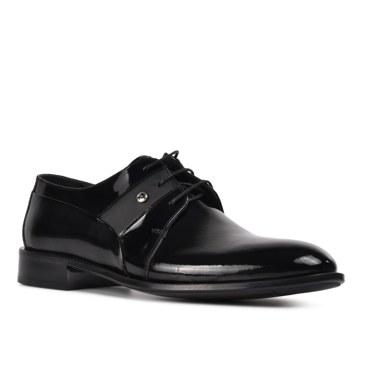 Flo 63381 Siyah Rugan Hakiki Deri Erkek Klasik Ayakkabı. 3