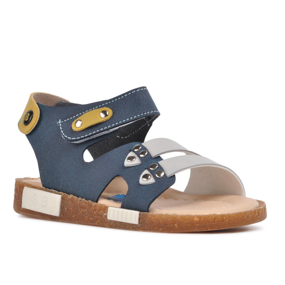 Şiringenç 210107 Lacivert-Kot Mavi Comfort Erkek Çocuk Sandalet - Görsel 4