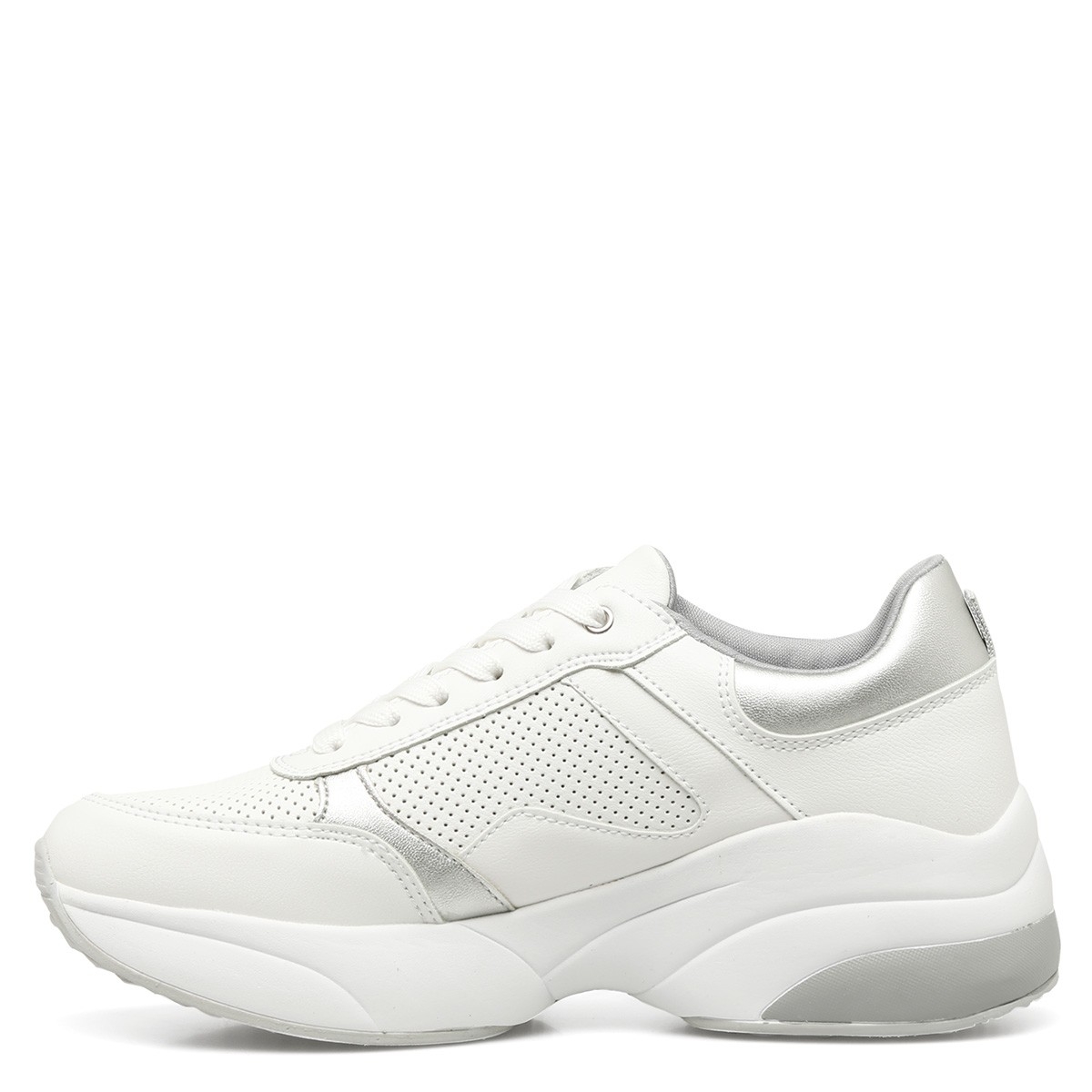 Nine West PATRICIA 1FX Beyaz Kadın Sneaker. 4