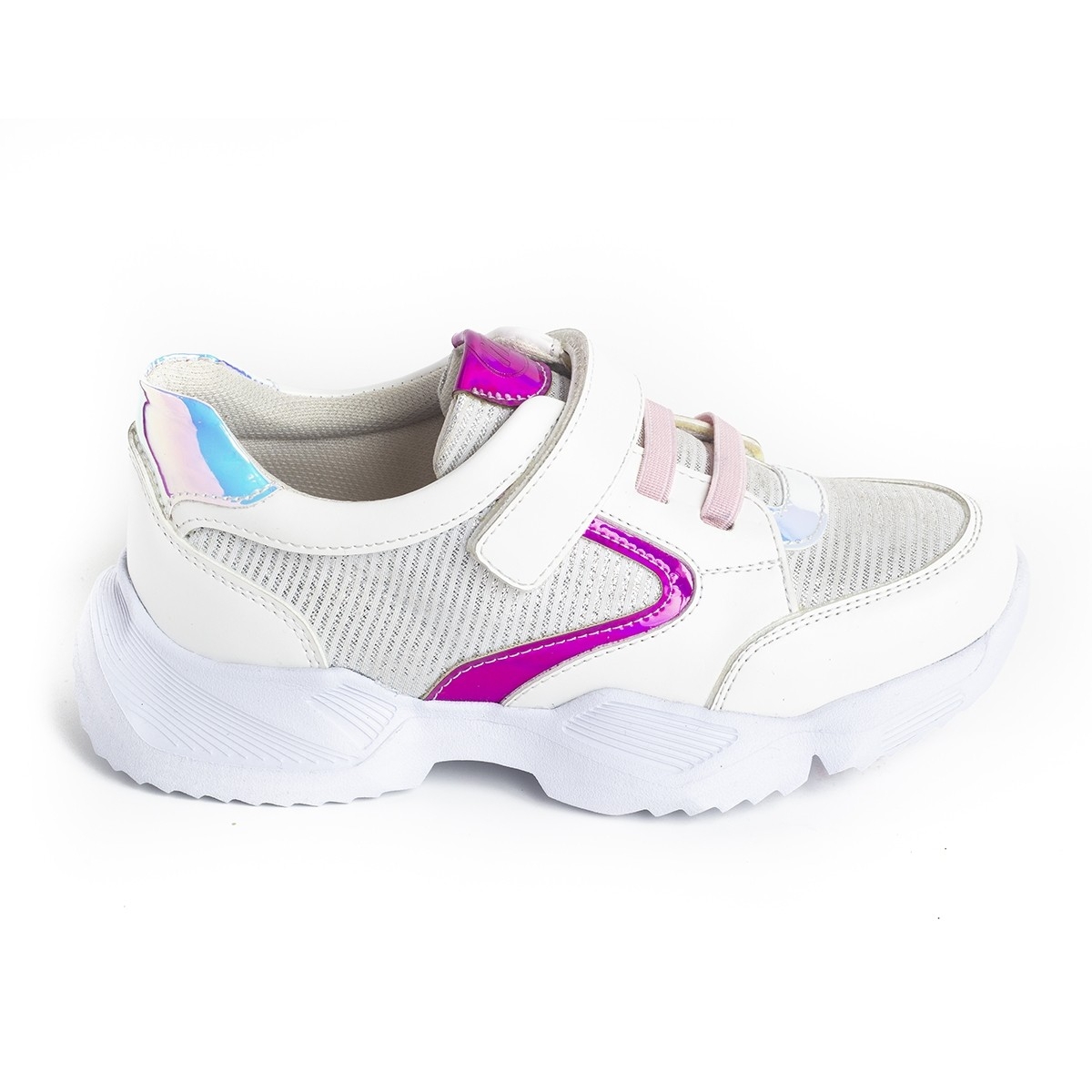 Flo Kız Cocuk Beyaz Destekli Çocuk Spor Ayakkabı. 2