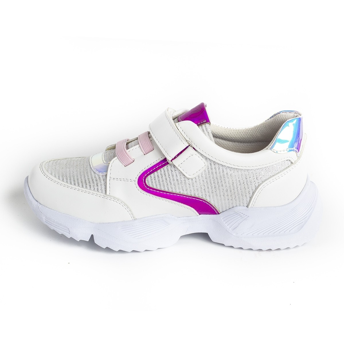 Flo Kız Cocuk Beyaz Destekli Çocuk Spor Ayakkabı. 3