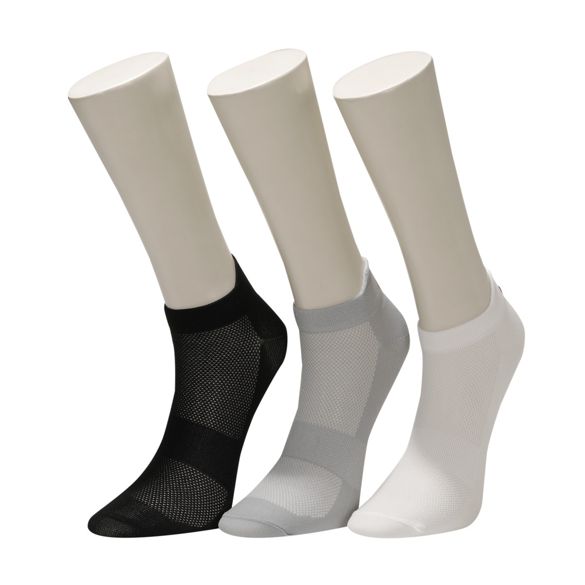 Flo CT545 POLLY PATIK 3LU Beyaz Kadın Çorap. 1