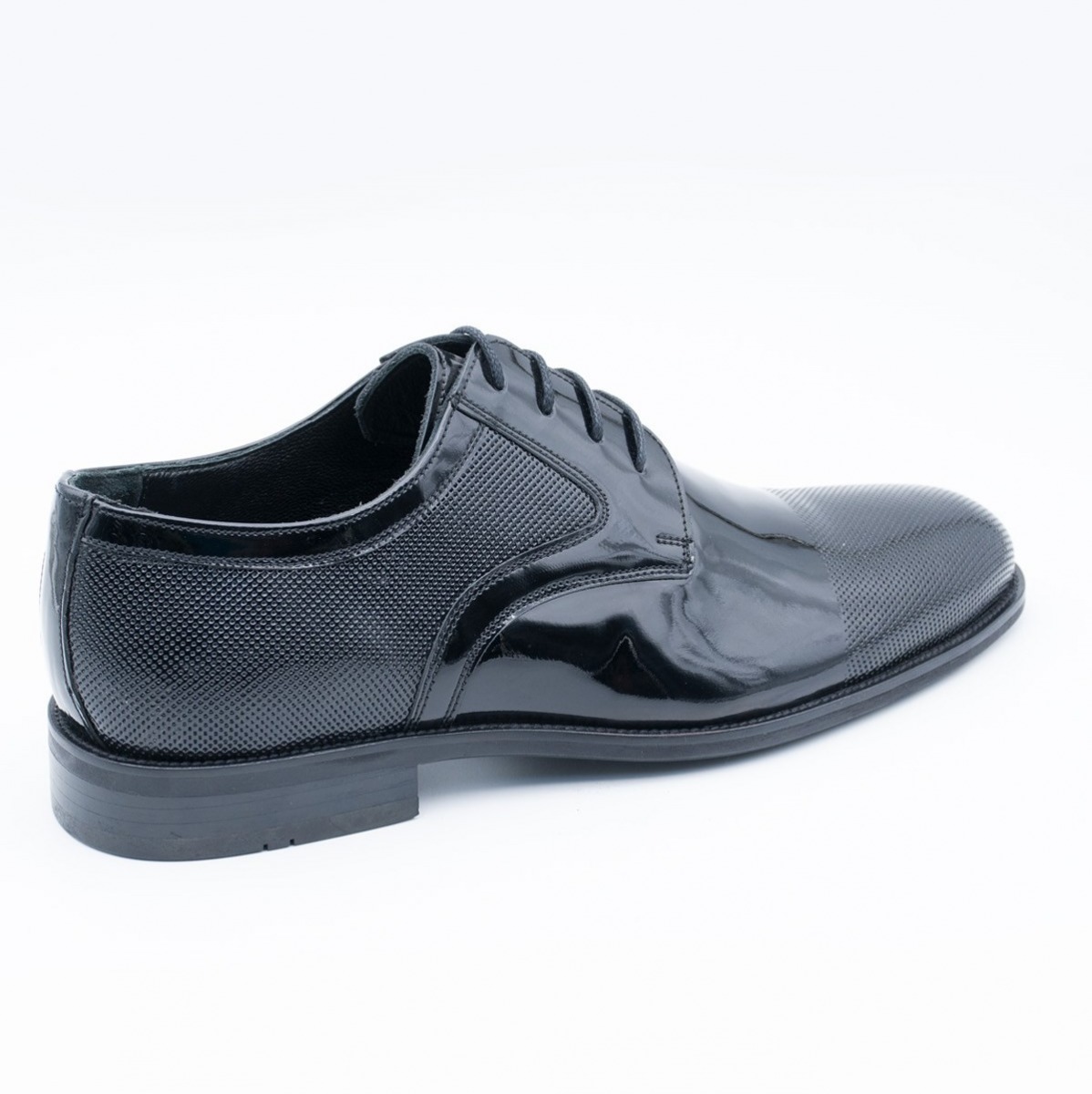 Flo Erkek Deri Klasik Ayakkabı İ19523-1 M 1000 SİYAH RUGAN. 2