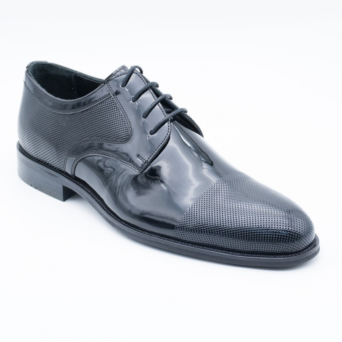 Flo Erkek Deri Klasik Ayakkabı İ19523-1 M 1000 SİYAH RUGAN. 3