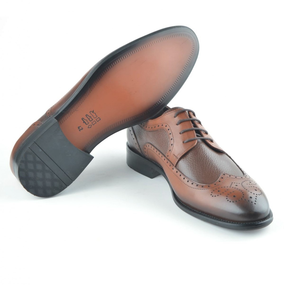Flo Erkek Deri Klasik Ayakkabı İ20S-191180-4 M 1000 TABA. 5