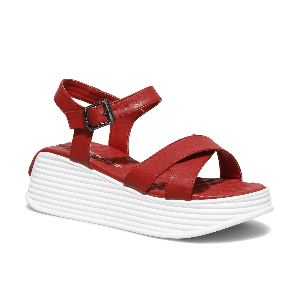 Flo DORA 1FX Kırmızı Kadın Sandalet. 2