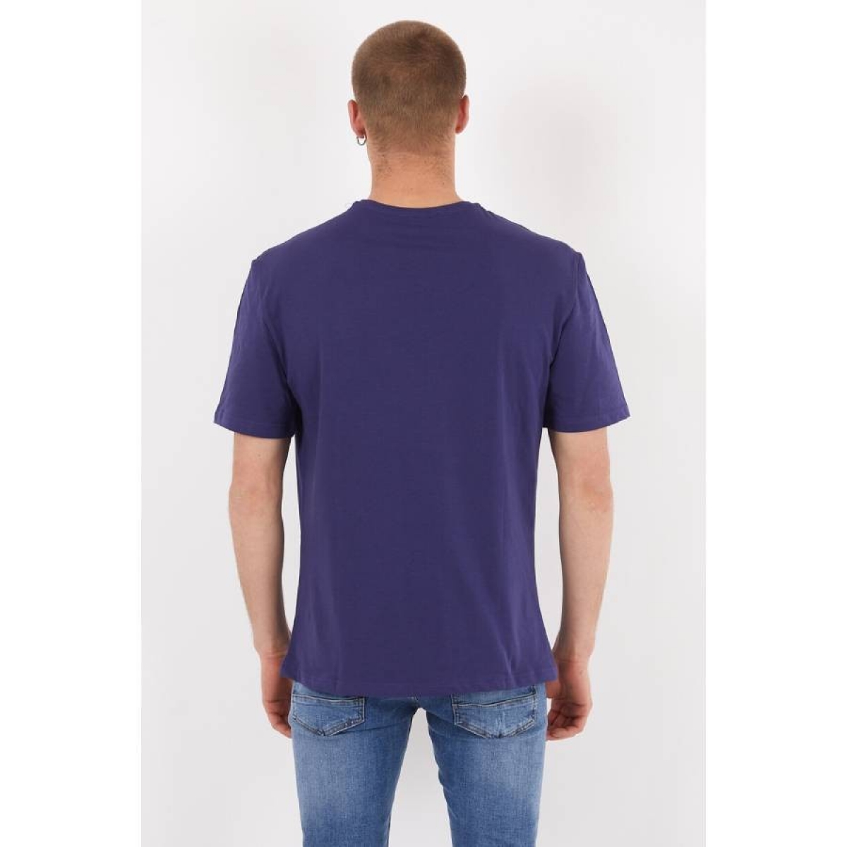 Flo Erkek Basic Oversize Air Baskılı Kısa Kol T-Shirt. 5