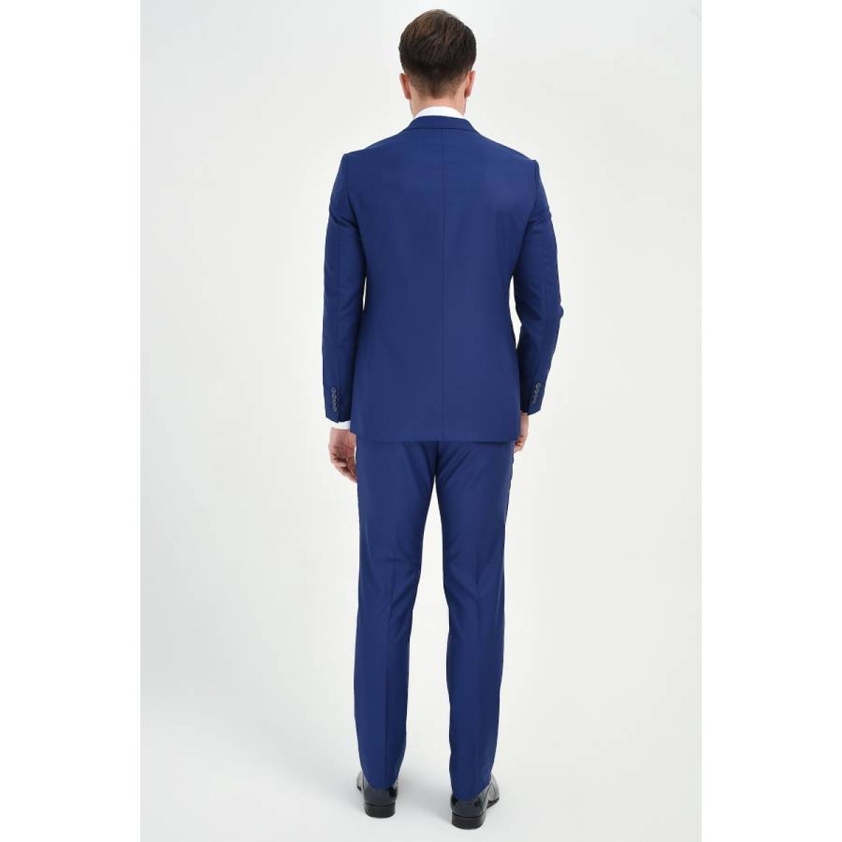 Flo Erkek Basic Regular Takım Elbise Saks Mavisi. 4