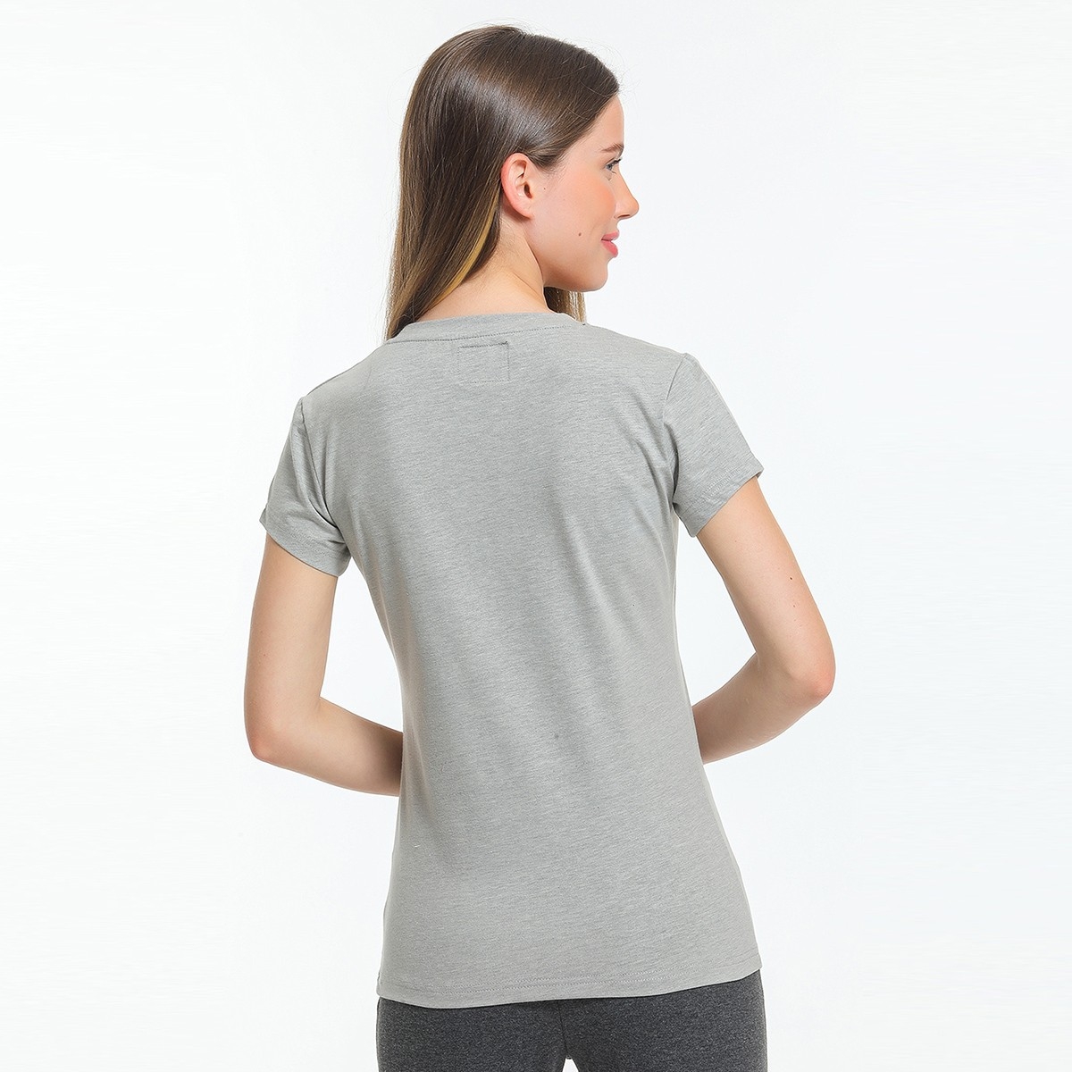Flo MOVE Kadın T-Shirt Gri. 4