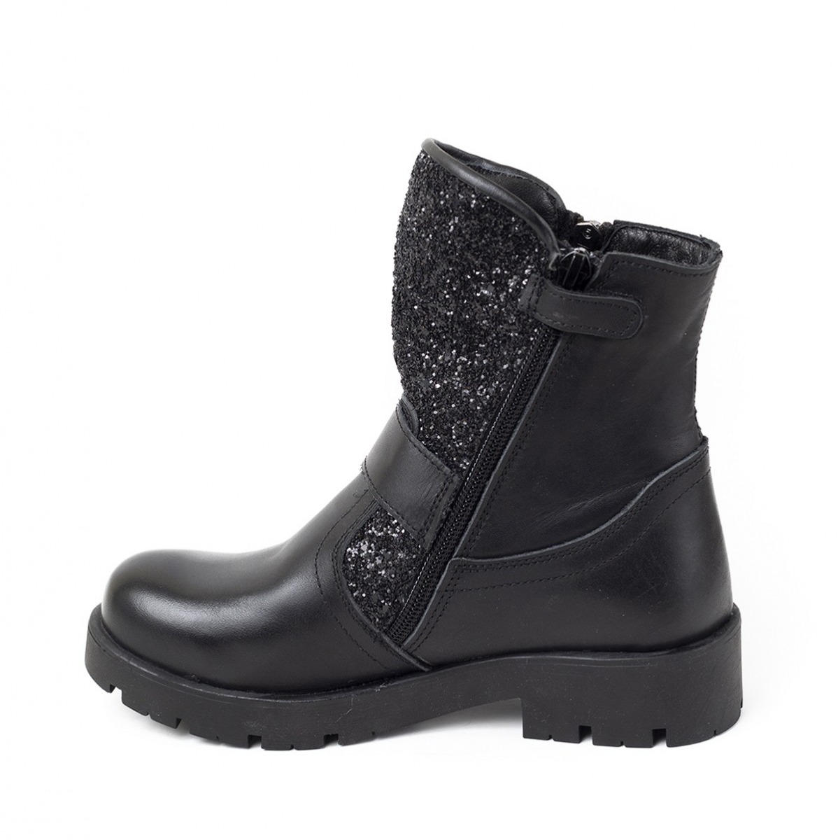 Flo Kız Cocuk Siyah Doğal Deri Destekli Çocuk Bot. 3 Flo Kız Cocuk Siyah Doğal Deri Destekli Çocuk Bot. 3