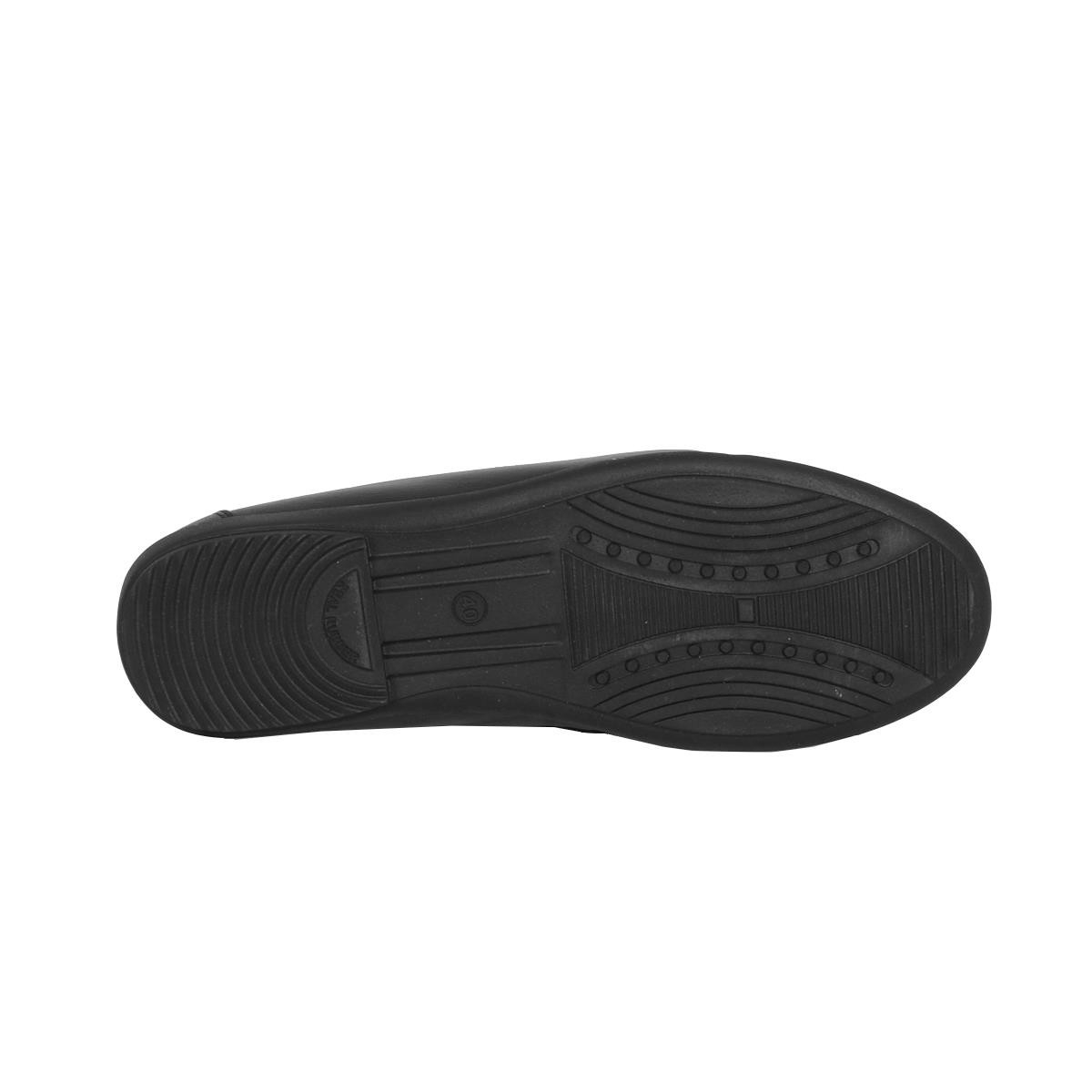 Flo 022 Siyah Lz %100 Deri Yazlık Erkek Klasik Babet Ayakkabı. 1