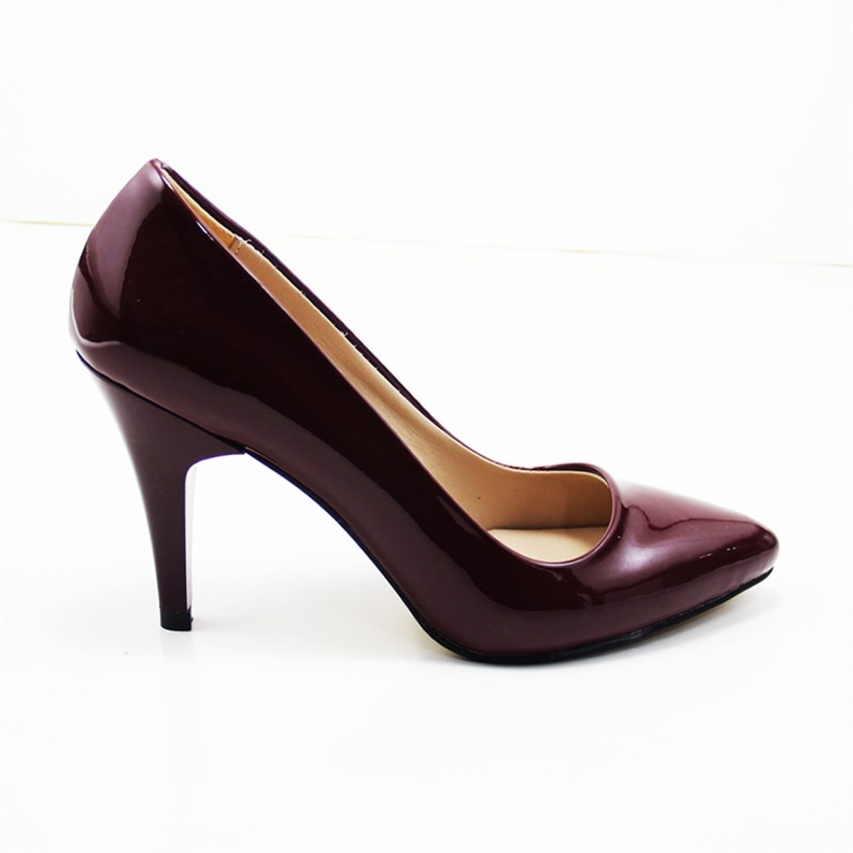 Flo Günlük Topuklu Bordo-Petekli Kadın Ayakkabı N-2500. 3