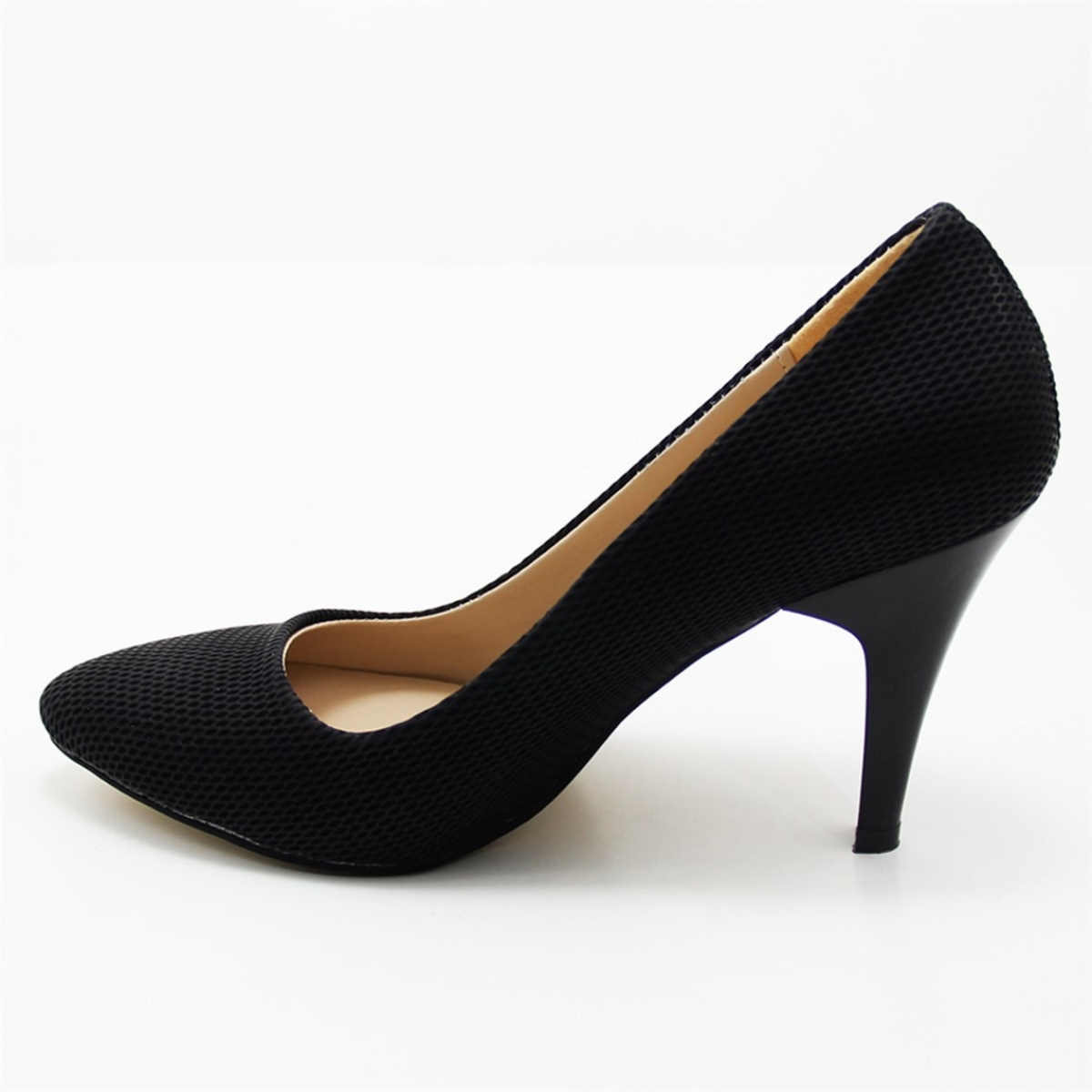 Flo Günlük Topuklu Siyah-Petekli Kadın Ayakkabı N-2500. 2
