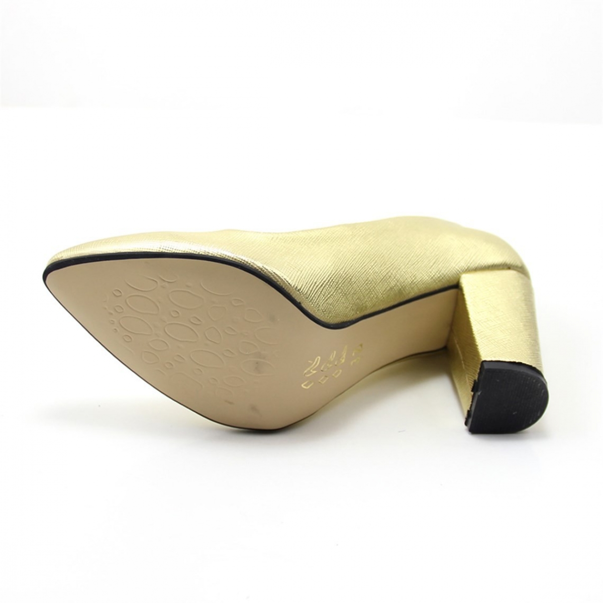 Flo Günlük Topuklu Altın Kadın Ayakkabı N-2600. 4