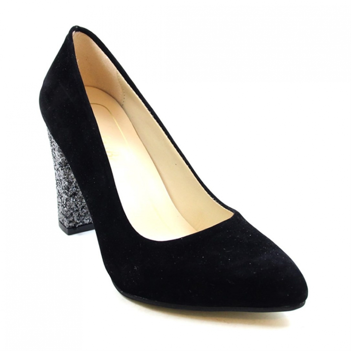 Flo Günlük Topuklu Siyah Rugan Kadın Ayakkabı N-2600. 2