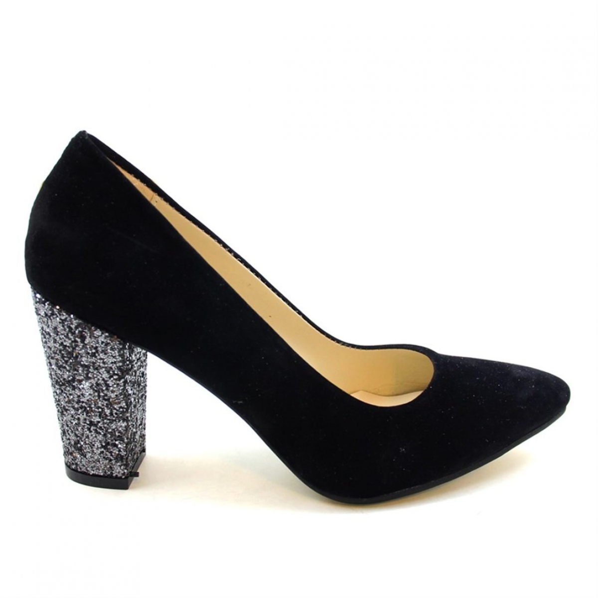 Flo Günlük Topuklu Siyah Rugan Kadın Ayakkabı N-2600. 3