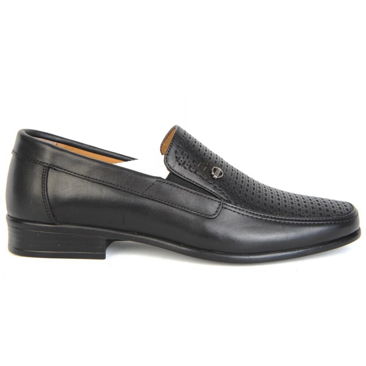Flo 1166 Siyah %100 Deri Günlük Erkek Klasik Ayakkabı. 2