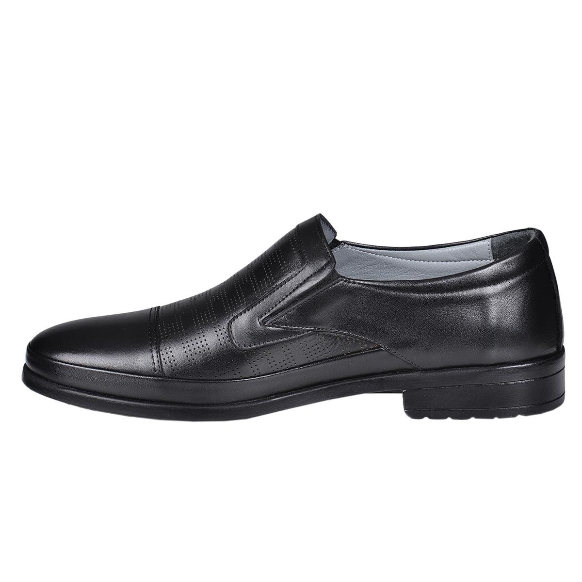 Flo 302-L Siyah %100 Deri Eva Erkek Klasik Ayakkabı. 2