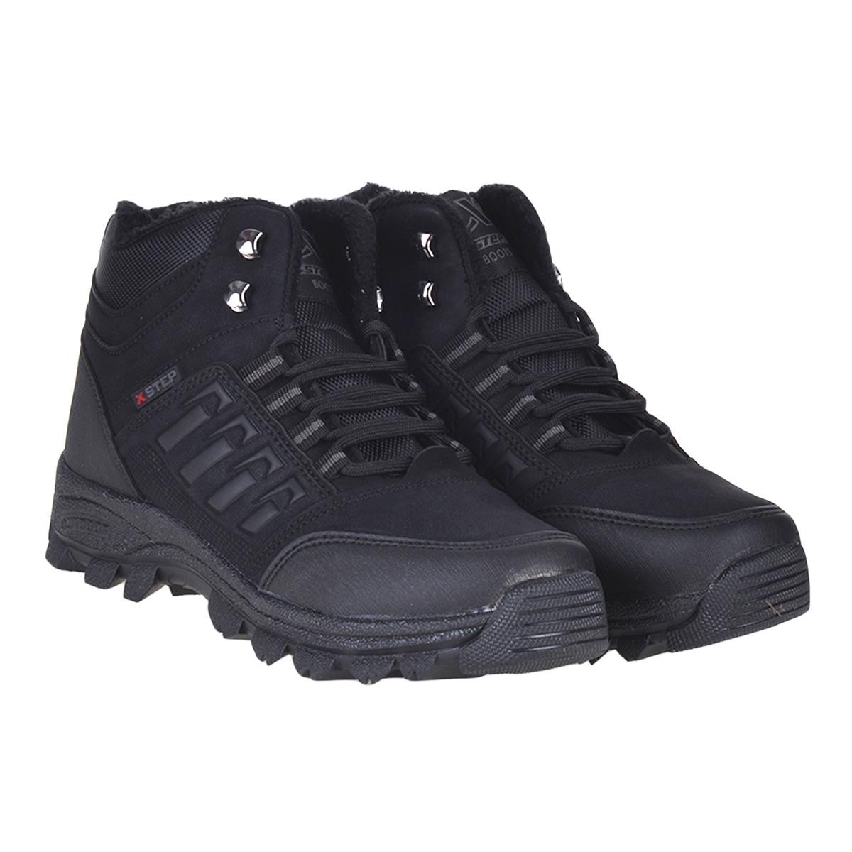 Flo X-Step X6 Siyah Termal Kürklü Kışlık Erkek Bot Ayakkabı. 1
