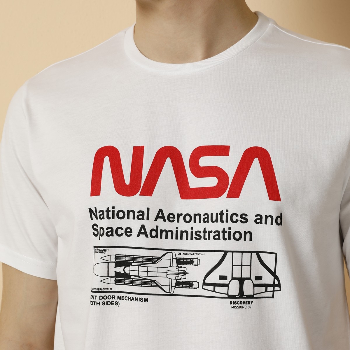 Flo SN711 NASA SKY T-SHIRT Erkek Kısa Kol T-Shirt. 5