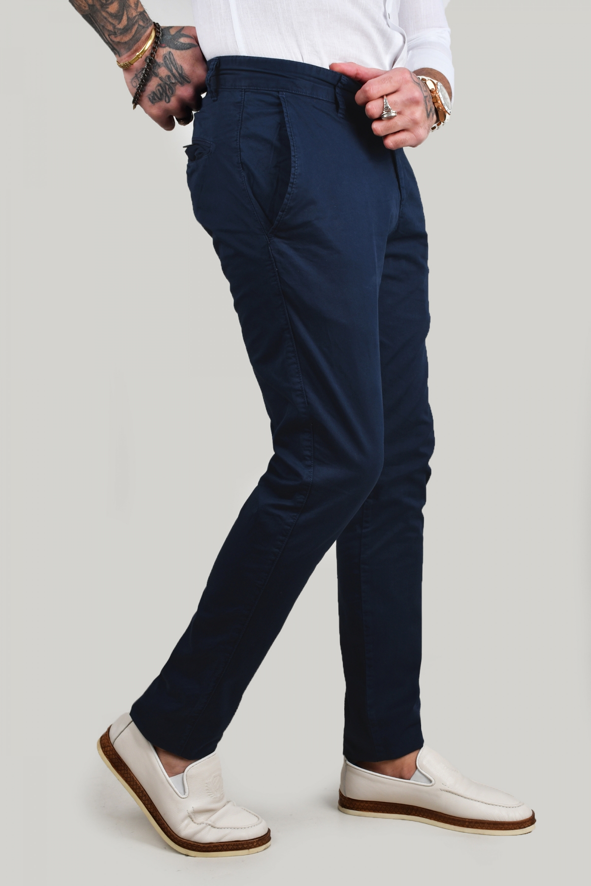 MEN FASHION Trousers Casual discount 66% Navy Blue 44                  EU Easy Wear Chino trouser 
