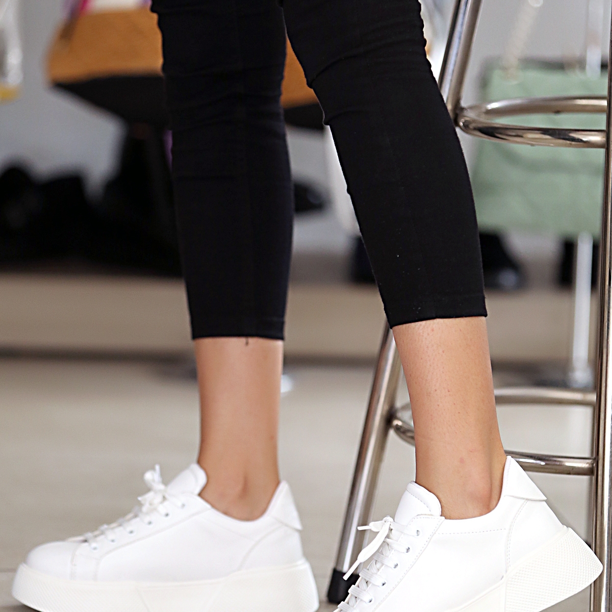 Flo - Kadın Sneaker Ayakkabı Beyaz. 2 Flo - Kadın Sneaker Ayakkabı Beyaz. 2