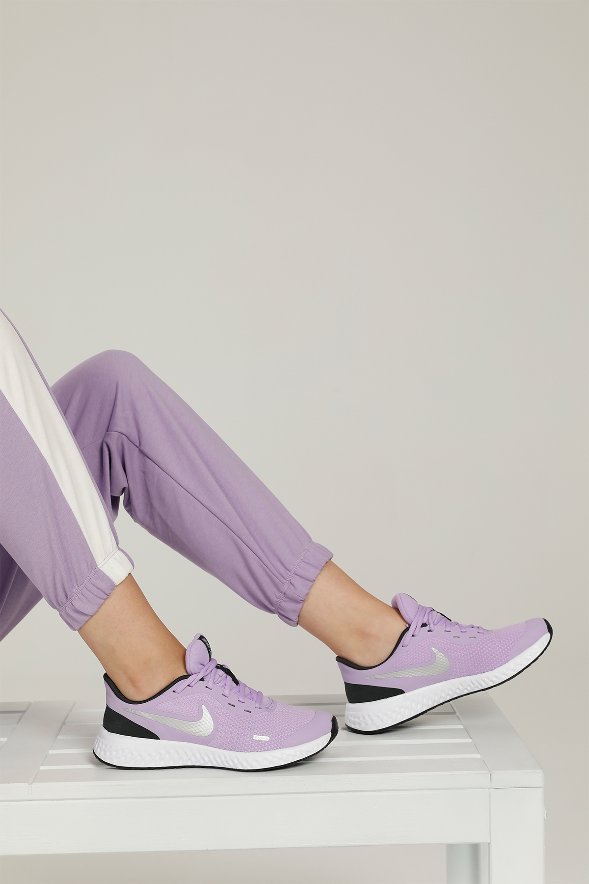Nike REVOLUTION 5 (GS) Lila Kadın Koşu Ayakkabısı 101118326 | Flo