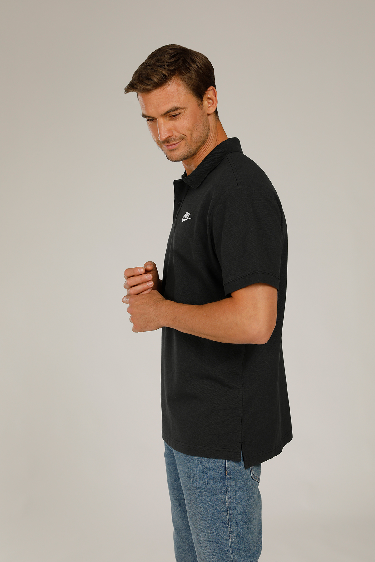 Nike M NSW Ce Polo Matchup Pq T-Shirts & Polo Shirts Men Black