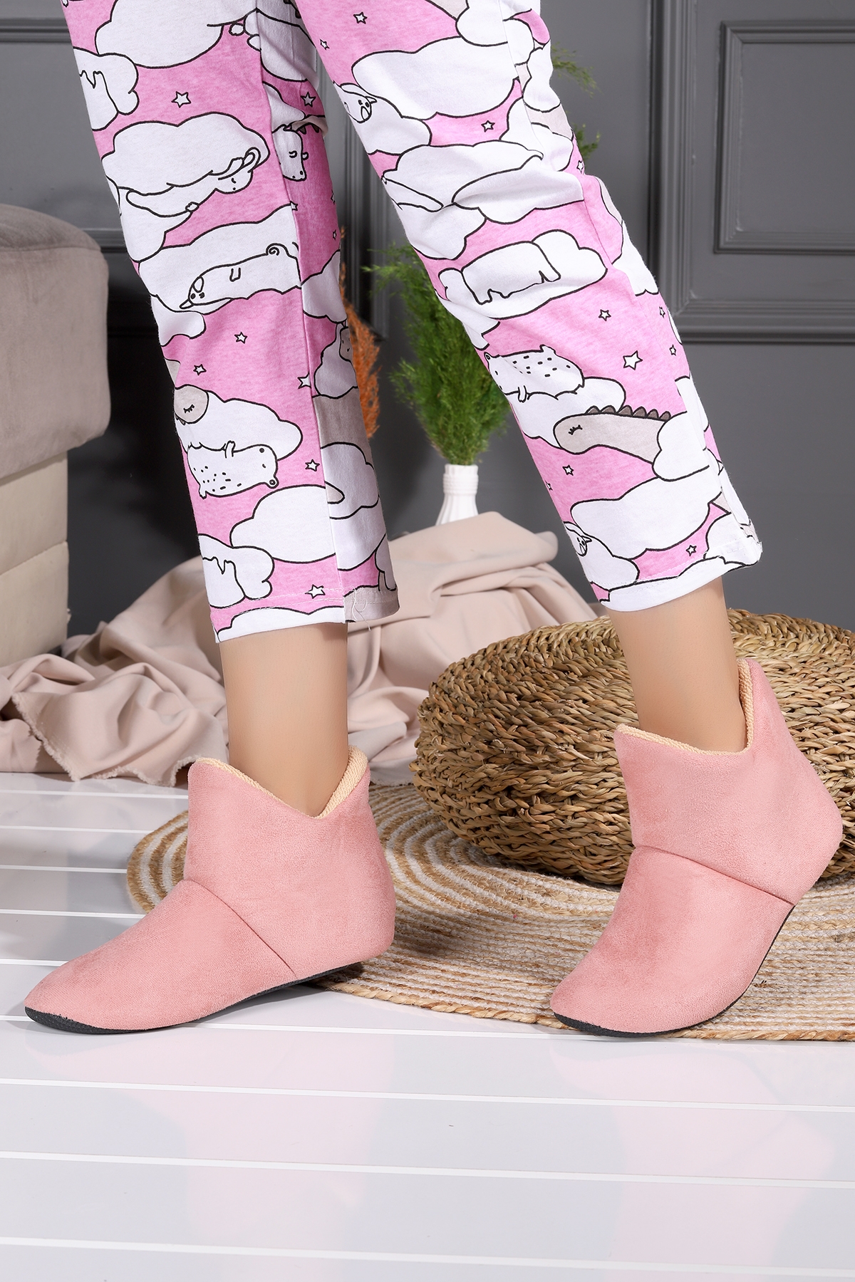 ayakland gcc 001 kadin ev botu panduf ev terligi pudra 200005625 flo