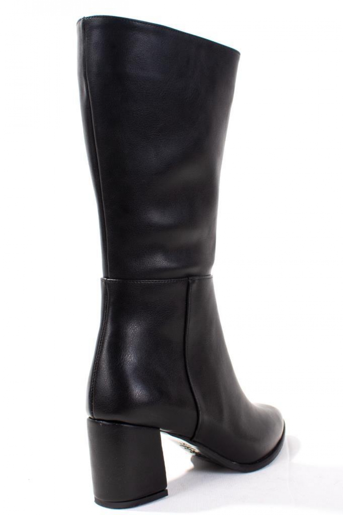 DZA07-998800 Siyah Günlük Topuklu Kadın Çizme - Görsel 5